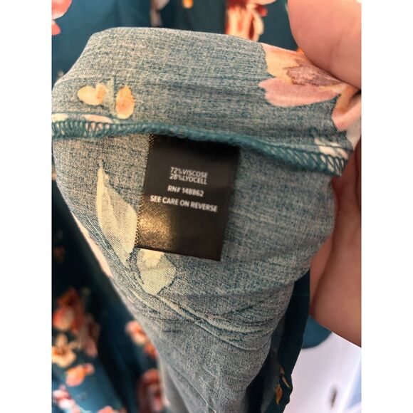 Torrid Tea Length Challis A-line Skirt 3 - Picture 4 of 6